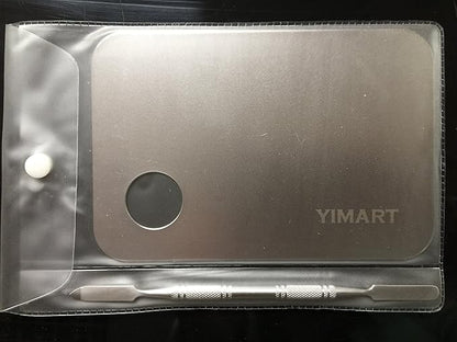Yimart Stainless Steel Cosmetic Makeup Mixing Pallete