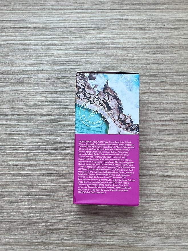 Sand & Sky Australian Glow Berries Plumping Glow Drops Serum with Vitamin C & Hyaluronic Acid - Fine Line Reducing, Brightness-Boosting, 1 fl oz