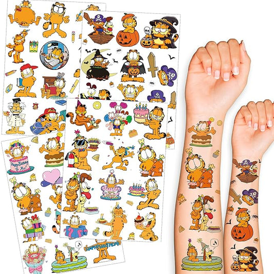 Temporary Tattoos Sticker for Christmas, Birthday, Concert, Temporary (Yellow 50PCS)