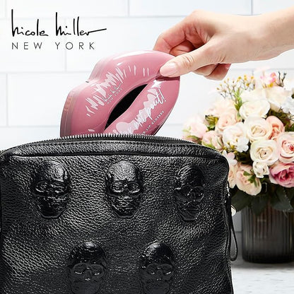 Nicole Miller Lip Gloss Collection, 4 Count (Pack of 1), Better Not Pout Nude