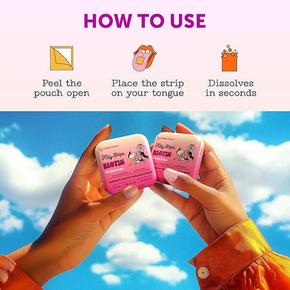 Biotin Oral Strips - Fast-Absorbing, Vegan, Non-GMO, Sugar-Free - Supports Healthy Hair, Skin, and Nails - Delicious Orange Flavor - 30 Count