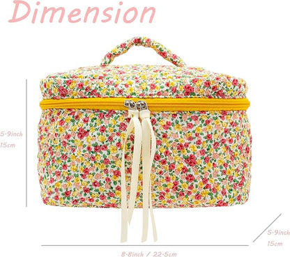 Pazimiik cotton makeup bag for