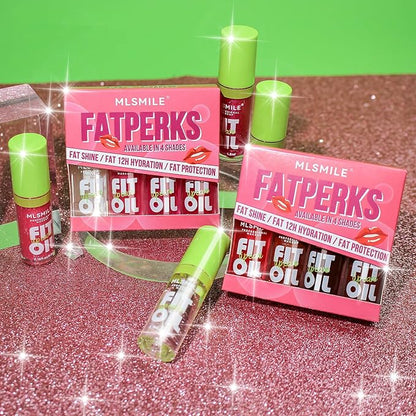 VolksRose 8pcs Lip Gloss Oil Set, Flavored Lip Gloss