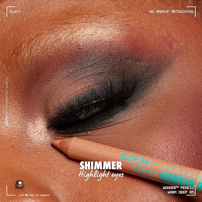 NYX PROFESSIONAL MAKEUP Wonder Pencil, Multi-Use Micro Highlighter of 2)