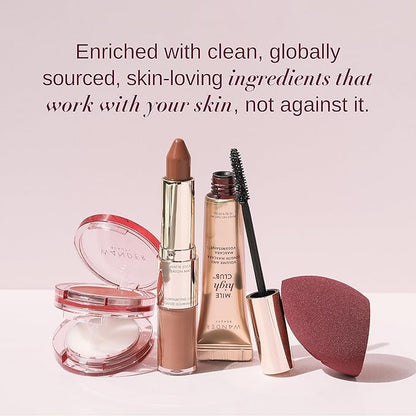 Wander Beauty Lip Retreat Oil - Skinny Dip (Nude) - 4 in 1 Tinted Lip Oil + Moisturizing Lip Gloss With Avocado, Vitamin E & Rosehip - Hydrating Luxurious Lip Care for Dry Lips - 0.33 fl oz