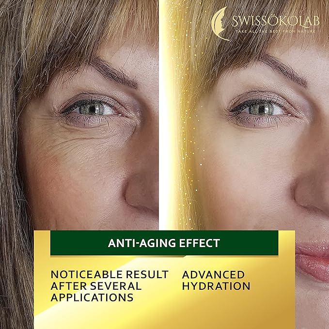 SWISSÖKOLAB Double Chin Reducer V Line Lifting Mask Face Slimming + Under Eye Patches For Puffy Eyes 24k Gold Eye Mask For Dark Circles And Puffiness Collagen Eye Gel Pads