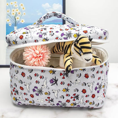 Pazimiik cotton makeup bag for