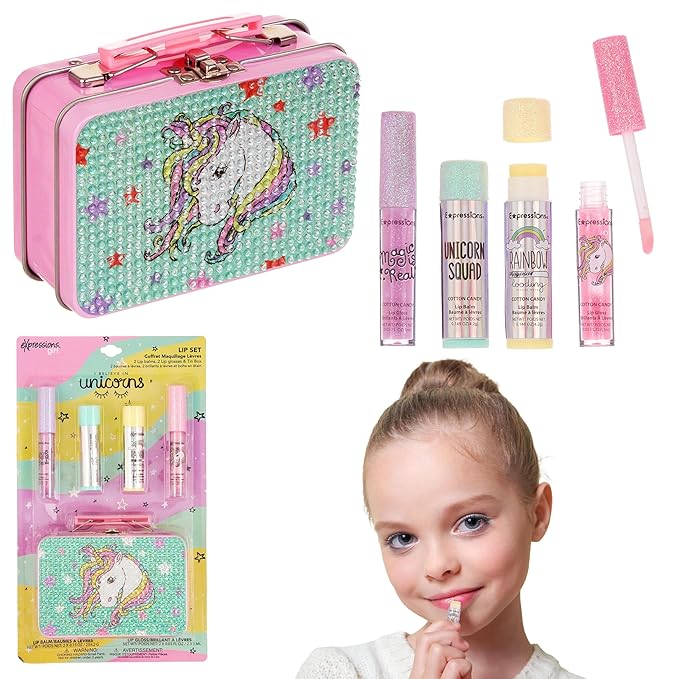Expressions 5pc Cosmetics Lip Kit For Kids w/Lip