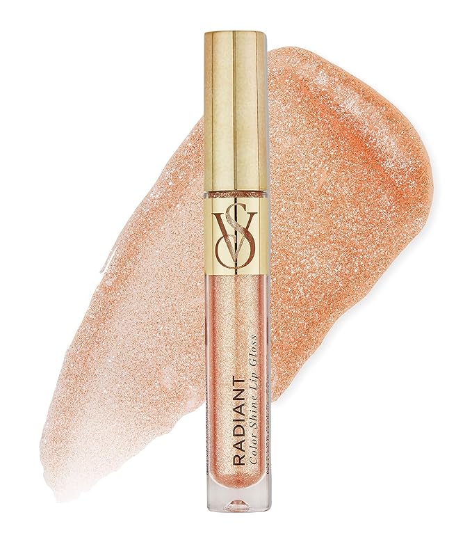 Victoria's Secret Color Shine Lip Gloss in Radiant, Nourishing Lip Gloss for Women with Jojoba Oil & Vitamin E, Color Gloss