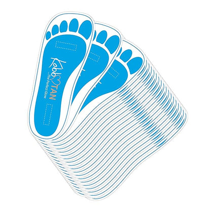 25 Pairs (50Feets) Spray Tanning Feet Pads Disposable Sunless Airbrush Tanning Tent Foot Protection