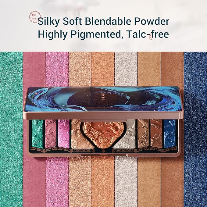 FLORASIS Floral Engraving Phoenix Makeup Palette Makeup Long