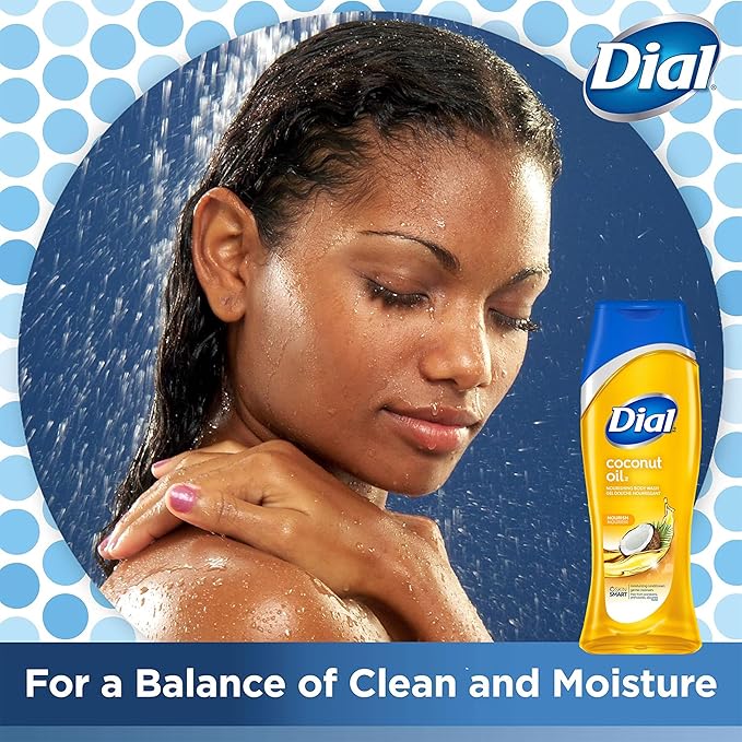 Dial Body Wash Coconut Oil, 3