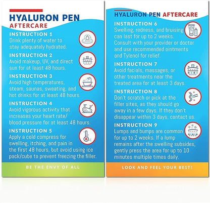100 Pack - Premium Hyaluron Pen Supplies