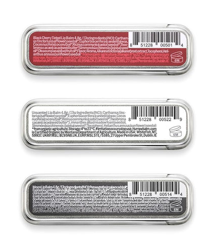 Hurraw! Black Cherry Tinted, Unscented, Moon Palm