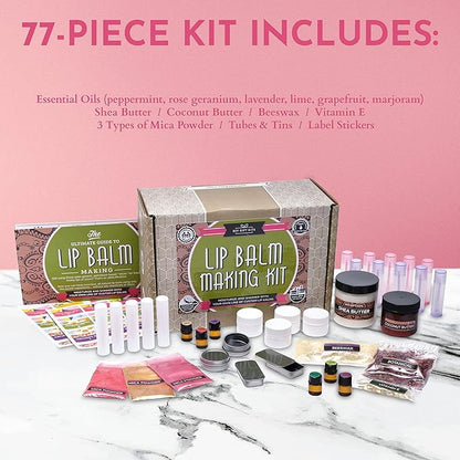Deluxe Lip Balm Kit with Filling Oils