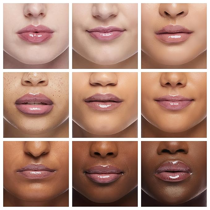 Ruby Kisses Lip Gloss Butter Bomb Gloss Non-Sticky Lip Gloss Vitamin E Natural Nude Lip Makeup - 7.8mL (0.26 US fl.oz) (Wifey)