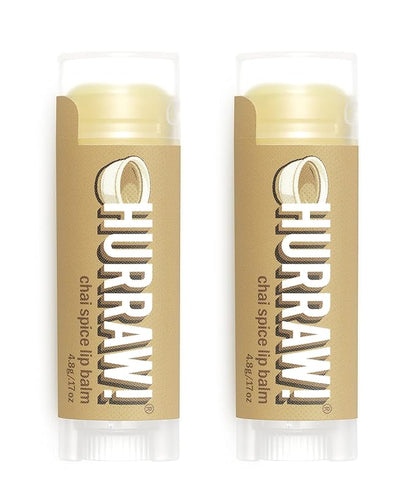 Hurraw! Chai Spice Lip Balm, 2 Palm