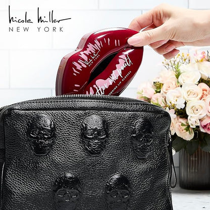 Nicole Miller Lip Gloss Collection, 4 Count (Pack of 1), Better Not Pout Red