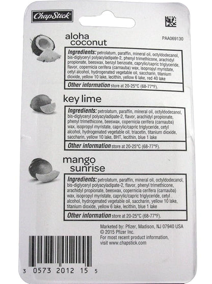 Chapstick Tropical Paradise Collection Lip Care