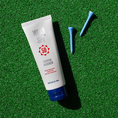 Essential Sunscreen SPF 50 Broad Spectrum Hybrid Lotion for Face and Body with Zinc Oxide to Reflect Harmful UVA/UVB Rays, 3-pack