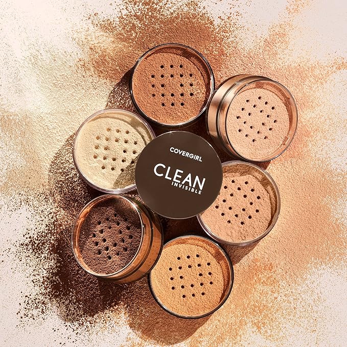 COVERGIRL Clean Invisible Loose Powder - Loose Powder, of 2) 20g