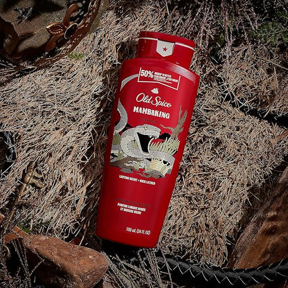 Old Spice Body Wash for Men, MambaKing, (Pack 24 oz